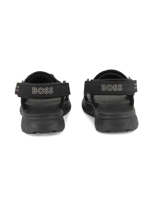 Sandalo tecnico bambino BOSS nero BOSS KIDS | J5281209B